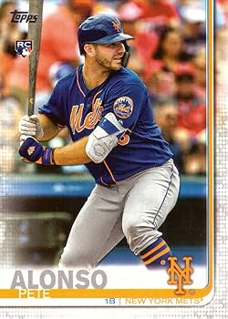 Amazon.com: 2019 Topps Baseball #475 Pete Alonso Rookie Card